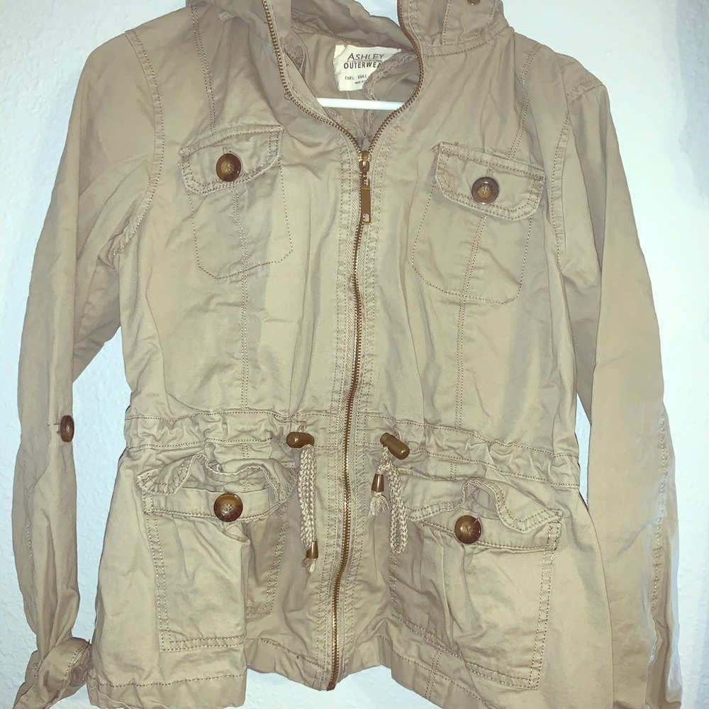 Ashley outerwear tan jacket